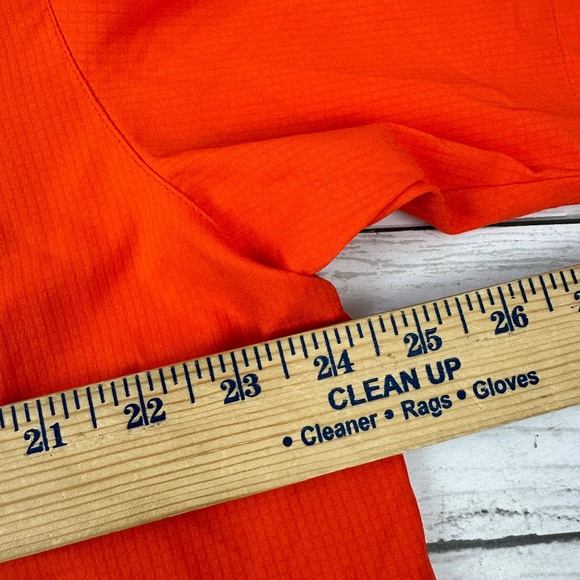 Columbia PFG Shirt Mens Large Vented Fishing Orange Short Sleeve UofA Auburn - Picture 9 of 13